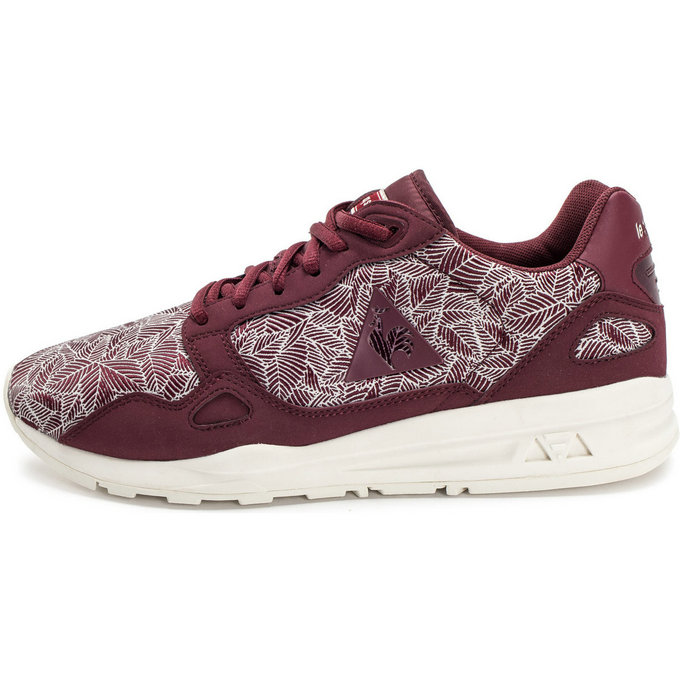 Le Coq Sportif Lcs R900 W Foliage Jacquard Bordeaux - Chaussures De Running Femme